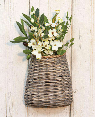Grey Wash Willow Basket, 9